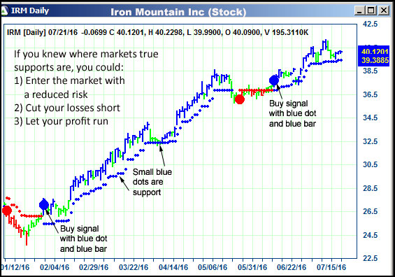 AbleTrend Trading Software IRM chart